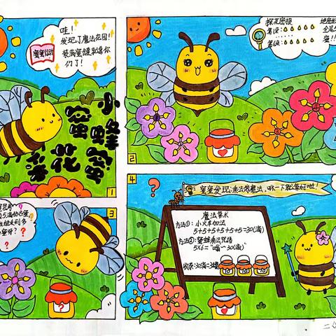 “趣味数学·创意无限” ---六盘水市钟山区2025年小学生数学素养作业二年级数学绘本画评比活动