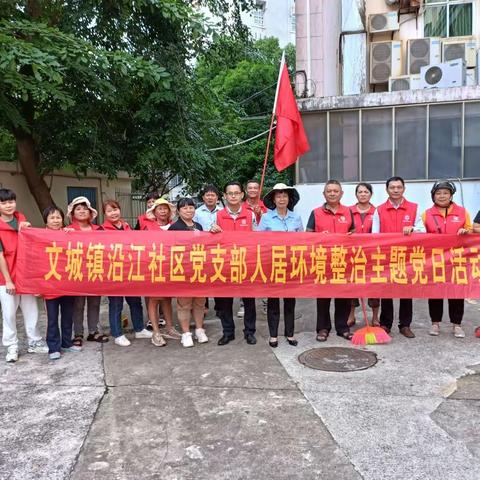 沿江社区开展爱国卫生运动，筑牢登革热防控屏障志愿服务活动