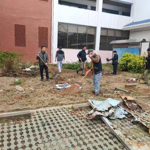 新英湾办事处开展环境卫生整治活动