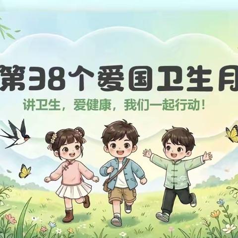 第38个爱国卫生运动丨守护健康校园，上幼萌娃携手共行动