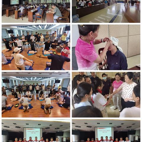 江夏区红十字爱心赈济救援队暨江夏区红十字水上救护站救护员培训活动