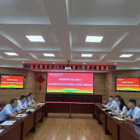 “倾听新声，凝心聚力”—— 2023年新入行员工座谈会