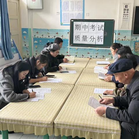 陈家集学区上王家小学期中考试质量分析