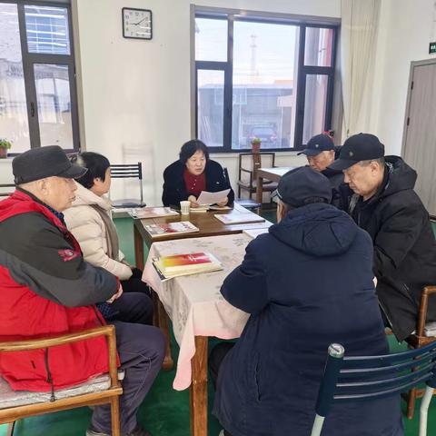 新华街离退休干部党支部开展一月份主题党日活动