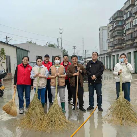 “清洁家园，共建美好社区” — 滨河社区卫生清扫行动