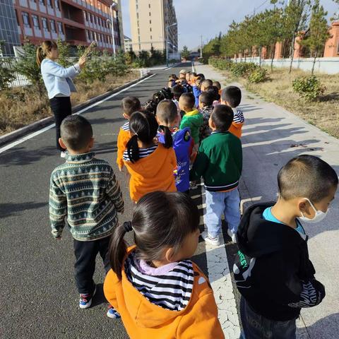 “拥抱自然、邂逅秋天”—-物流园区幼儿园中班秋游主题活动