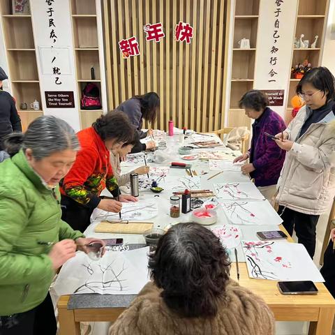 【千佛山街道·梦想名郡】水墨晕染，共绘春日盛景——历山名郡社区国画课精彩回顾
