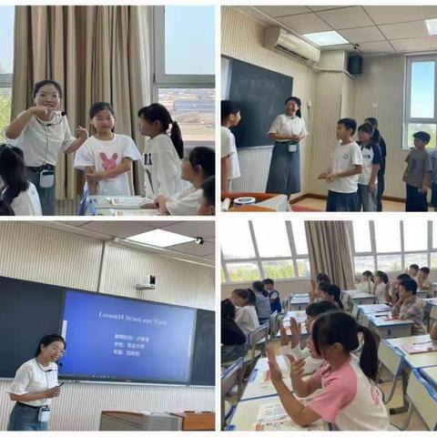 “同课”展风采  “异构”现妙思 ----于村学区小学英语同课异构教研活动