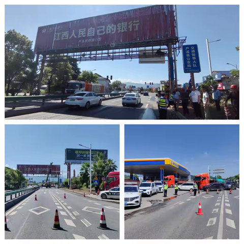 交通执法烈日拆违护路安畅