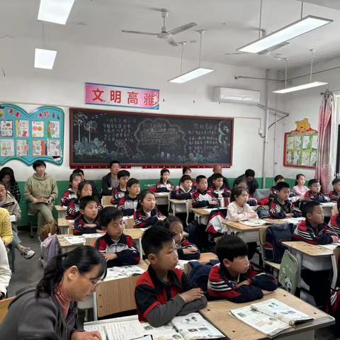 最美人间四月天，齐研共思谱新篇——徐水区户木乡中心校科学课堂教研活动