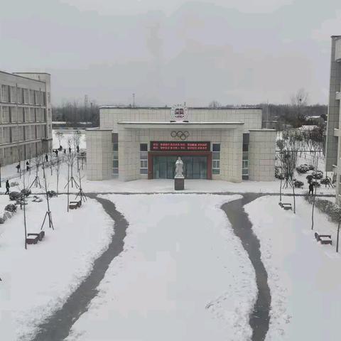 雪满校园情更暖，同心铲雪护前行 ﻿——东双河镇中心学校清雪纪实