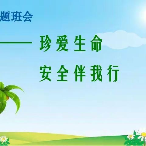 长春市外国语学校初一十一班 第十五次班会 安全伴我行 汇报人:王一诺  王天琪 王伊涵