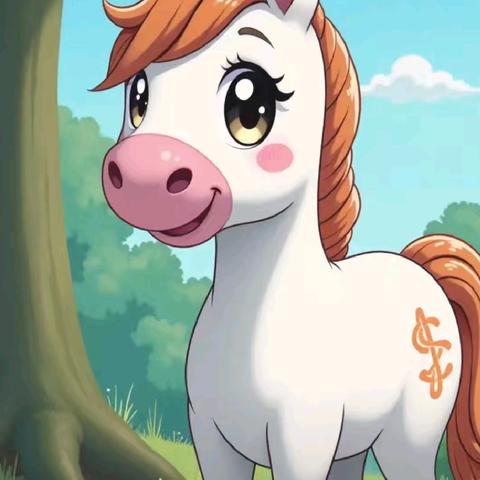 蘑菇班十二生肖系列 ﻿“一马当先”