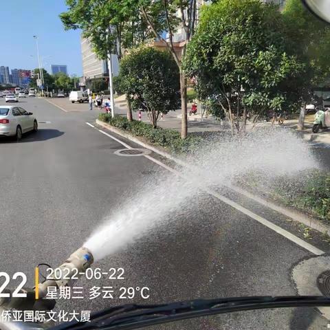 2022年6月22日江夏区城区道路养护工作简报