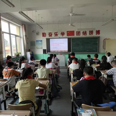 南北里小学关于习近平新时代中国特色社会主义思想的知识竞赛活动