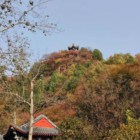 纵然冬已到  秋色仍醉人——莲花山的秋天