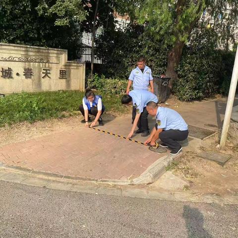 社区城管共治 护好校园最后100米