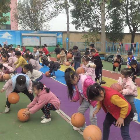 小篮球🏀，大梦想----汶南镇朝阳幼儿园篮球活动