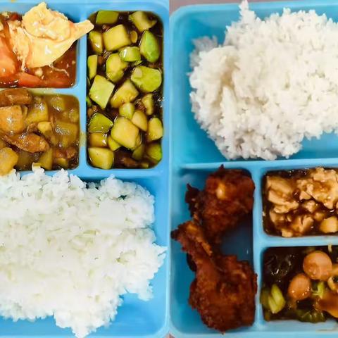 中山实验学校配餐生活剪影