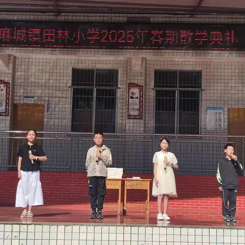 叙永县麻城镇﻿田林小学﻿2025年春期散学典礼
