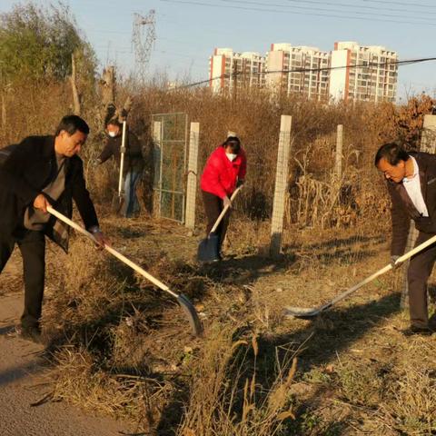 滦南县第三中学 教职工“周末卫生日”活动简报