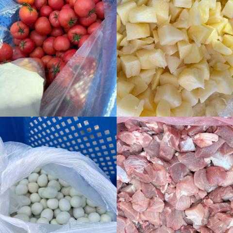 933班验菜与家长陪餐活动纪实