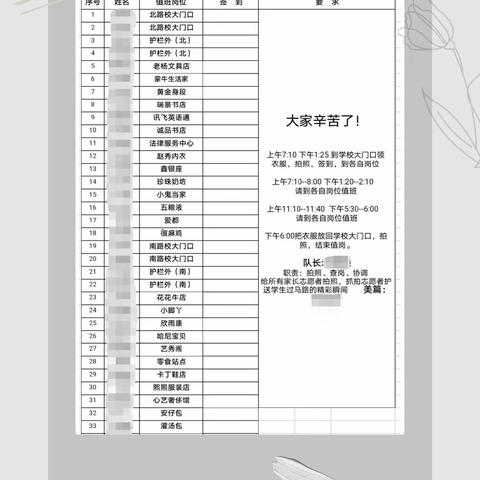 守护未来，“雨”你同行——实验小学三（3）班家长志愿者护学岗