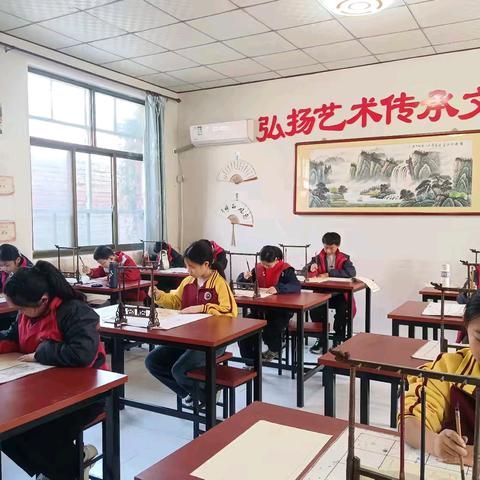 【第144期】走进书画课堂，校园翰墨飘香——营里镇宋家庄学校校本课程