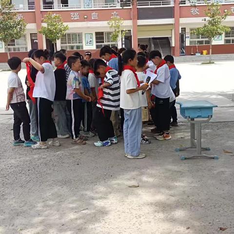 六一儿童节入队活动纪实 ——九牛站小学
