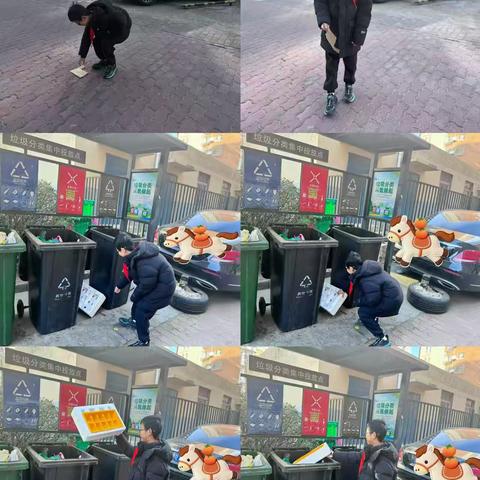 博杰小学乐知中队“最美社区小主人”实践活动