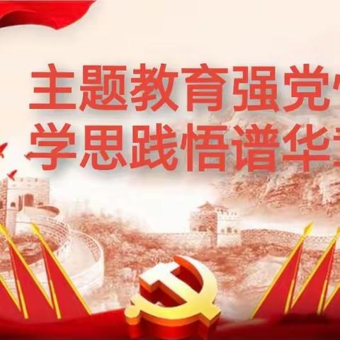 主题教育强党性    学思践悟谱华章  ——中共金厂镇中心学校支部学习贯彻习近平新时代中国特色社会主义思想主题教育主题党日