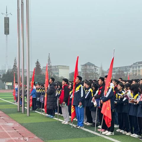 高一年级“红色咏史 传颂经典 传承精神”主题升旗暨《吉水中学红色经典诗词（歌曲）诵读（传唱）方案》启动仪式