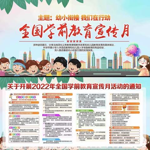 幼小衔接，我们在行动——阳光花金色年华幼儿园学前教育宣传月活动小结