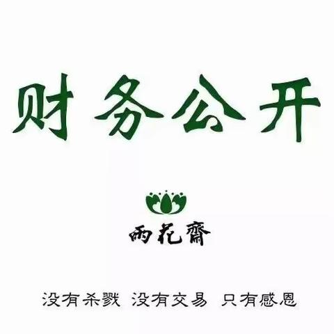 2022年4月份财务公开（瑞金市雨花斋）