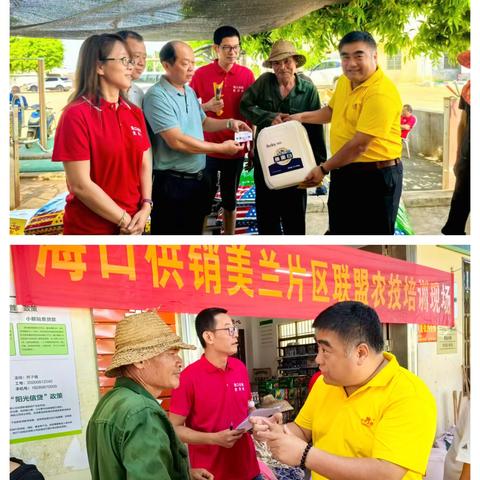 海口供销销万家农产品运销有限公司联合史丹利农资开展惠农促销活动
