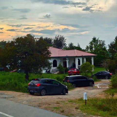 沙巴海边的日落美景