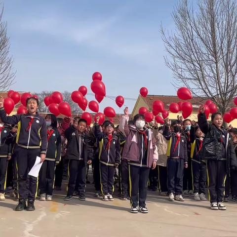 放飞心中梦想  希望迎风启航——黄递铺乡王龙庄学校2024年春季开学典礼活动纪实