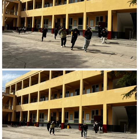 沁阳市第七中学举行消防安全演练­­­ ‍ ‍ ‍