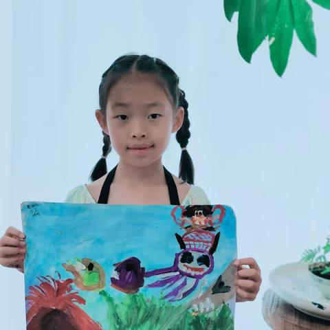 一年级小朋友学画画：在色彩中感受成长的美好