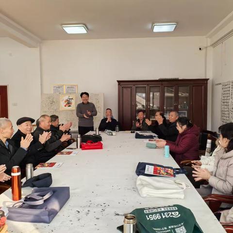 书画班迎新年书画展 暨联欢会