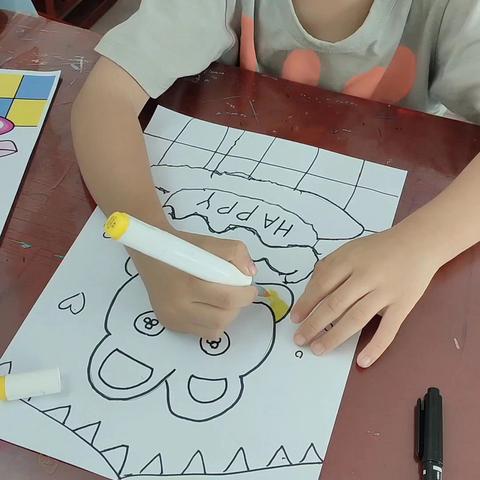星梦缘暑假绘画班（第一教室）课堂习作剪影 2025.7.18