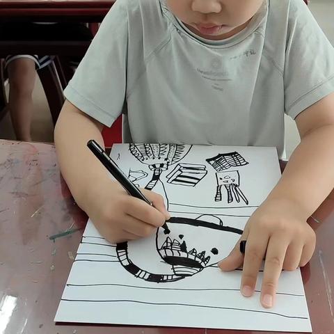 星梦缘暑假绘画班（第一教室）课堂习作剪影 2025.7.18