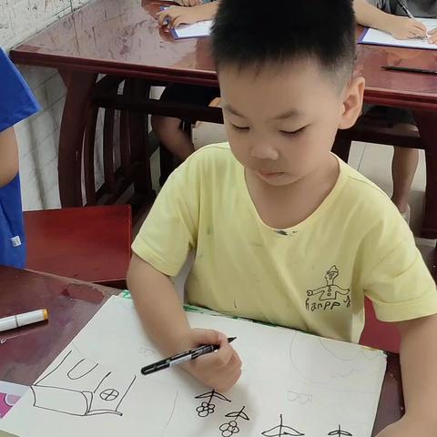 星梦缘暑假绘画班（第一教室）课堂习作剪影 2025.7.23