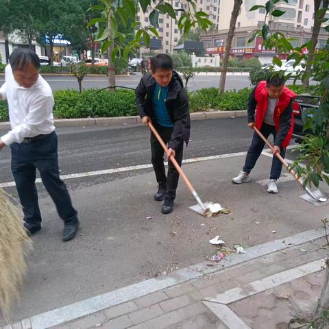 烟草局开展卫生大扫除活动