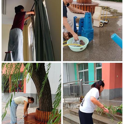 “爱在初秋 幼见美好”—— 西安市高陵区张卜中心幼儿园开学卫生大清扫