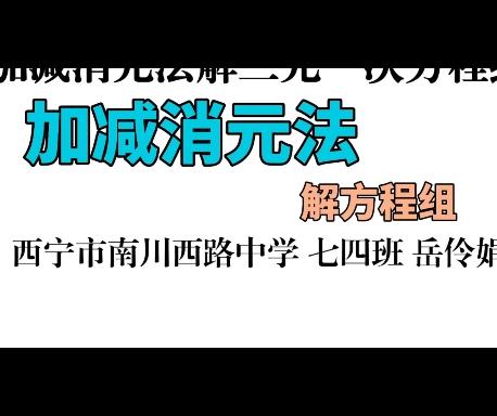 “走进数学”— 数学讲学第一期（七年级特辑）