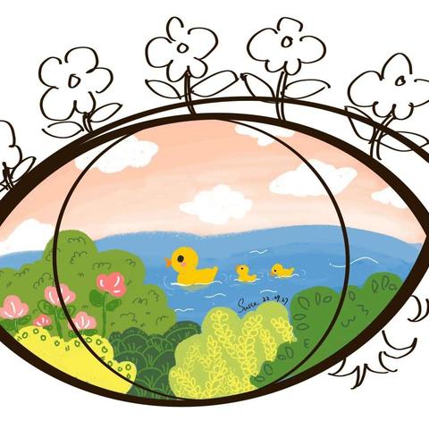 爱护眼睛预防近视 ——陵水县映山红幼儿园开展第10个全国近视防控宣传