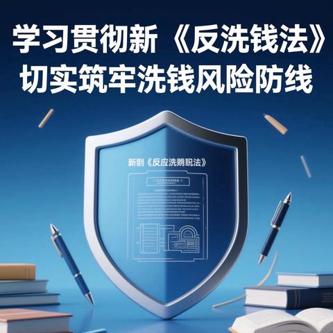 学习贯彻新《反洗钱法》 切实筑牢洗钱风险防线