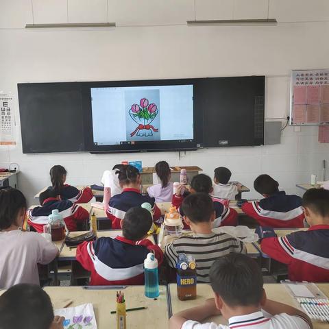 以爱之名 感恩有你——水冶镇北关小学绘画社团