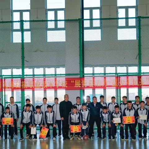 “展青春活力   显少年风采”——第九师白杨职业技术学校班级篮球比赛